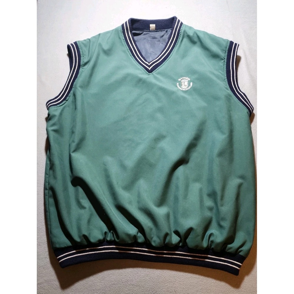 Vintage Golf Vest Xxl Old Course St.andrews Scotland